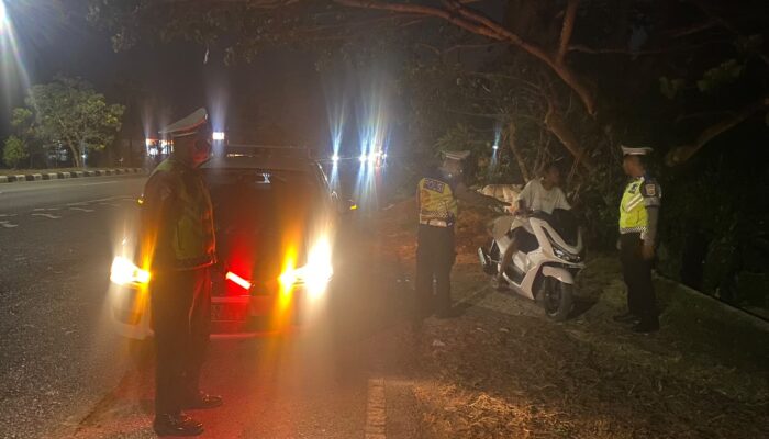 Satlantas Polres Lombok Barat Gelar Patroli Malam Cegah Kriminalitas
