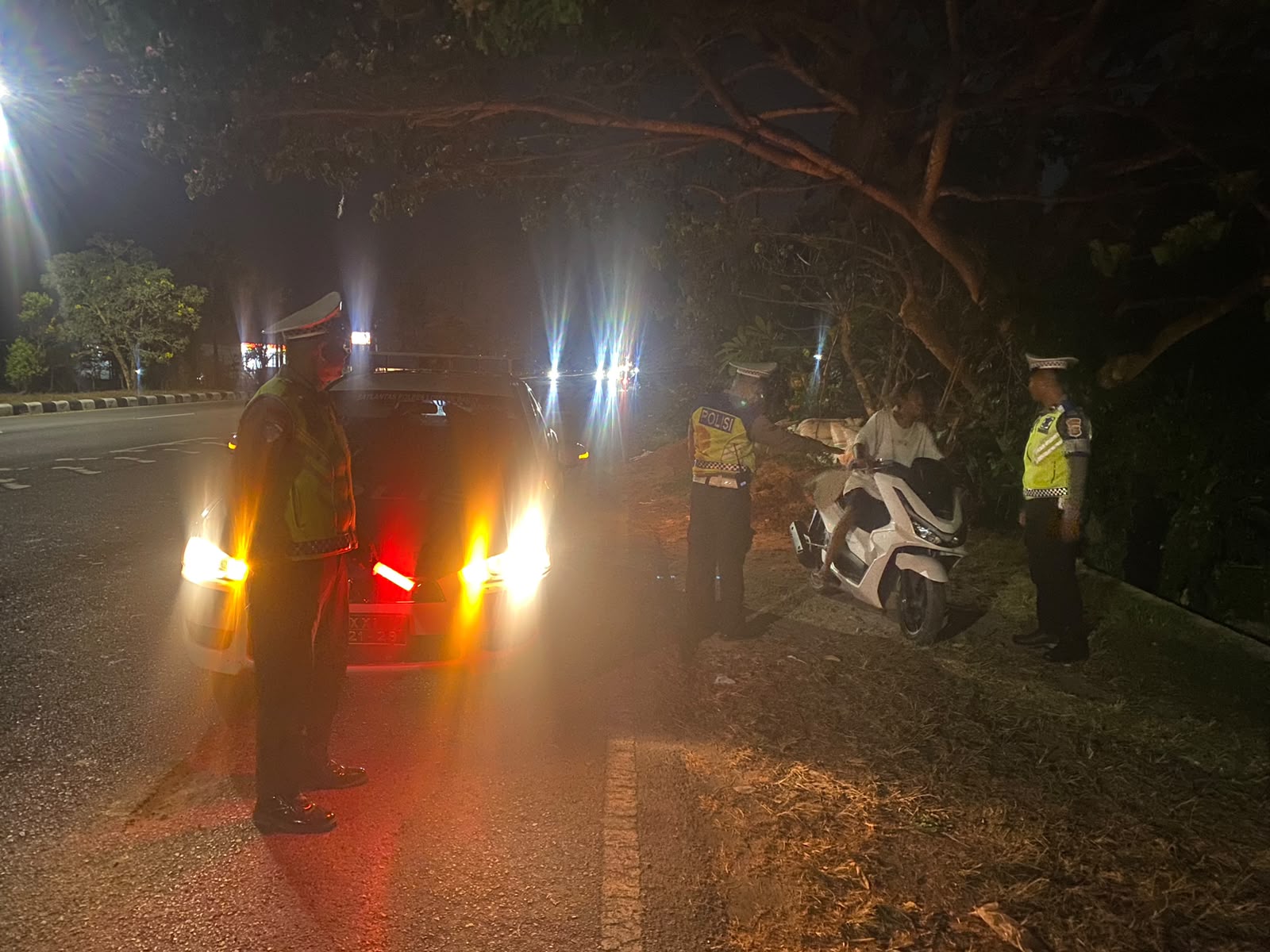 Satlantas Polres Lombok Barat Gelar Patroli Malam Cegah Kriminalitas