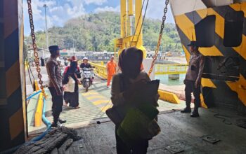 Polsek Pelabuhan Lembar Ketatkan Pengamanan Penyeberangan Rute Bali