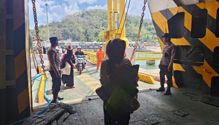 Polsek Pelabuhan Lembar Ketatkan Pengamanan Penyeberangan Rute Bali