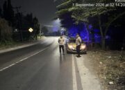 Polsek Kediri Gelar Patroli Blue Light Cegah Kriminalitas Perbatasan