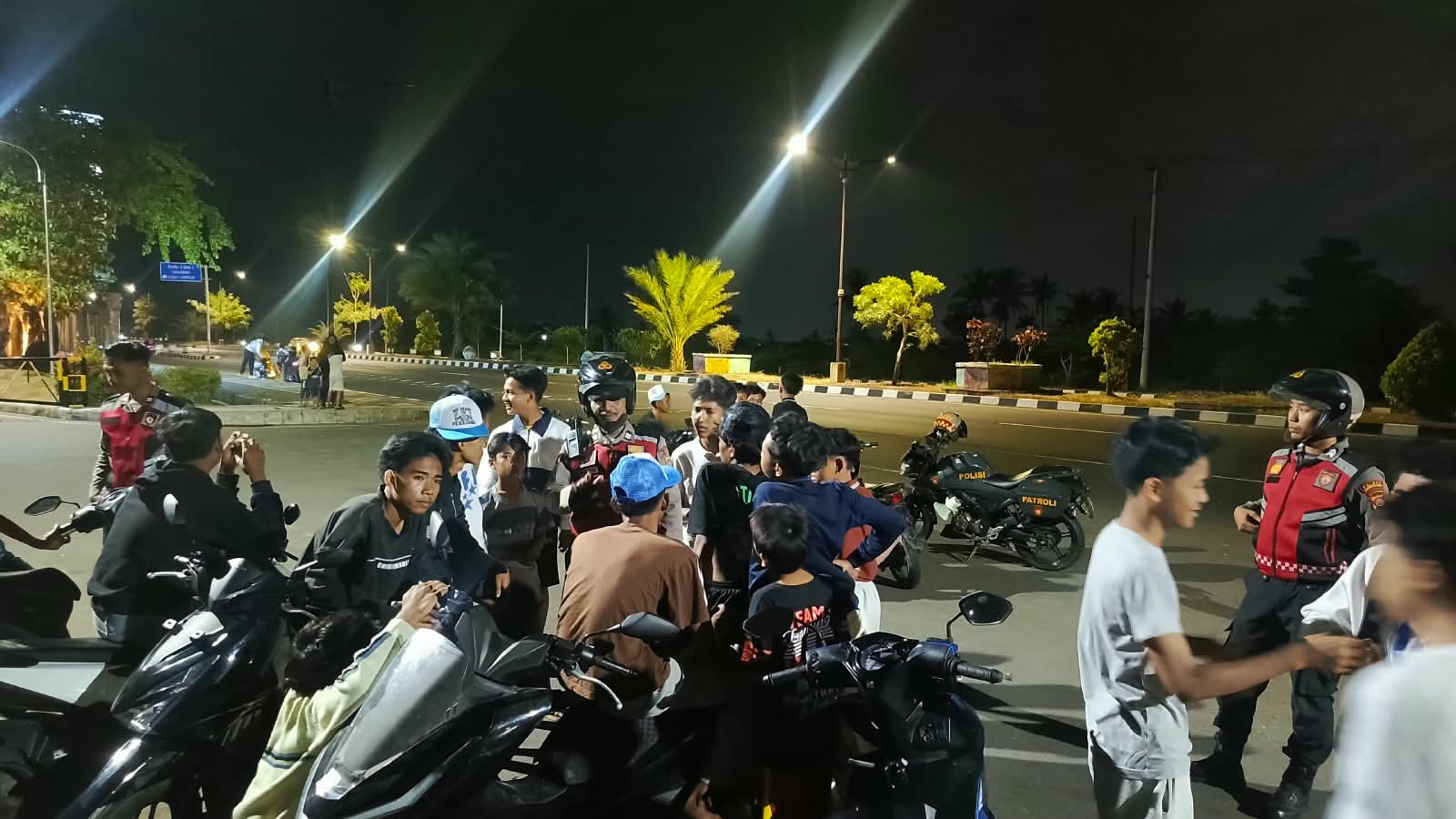 Sat Samapta Polres Lombok Barat Intensifkan Patroli Malam Cegah Kriminalitas