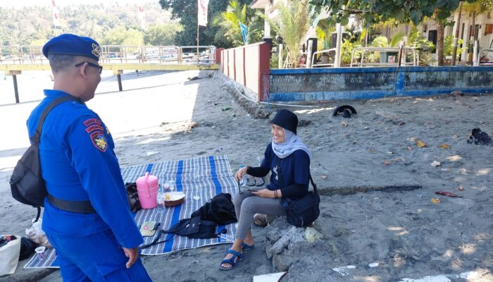 Satpolairud Polres Lombok Barat Laporkan Situasi Kamtibmas Senggigi Kondusif