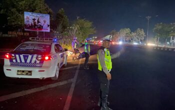 Satlantas Polres Lombok Barat Gelar Patroli Malam Cegah Kriminalitas Jalanan