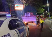 Satlantas Polres Lombok Barat Gelar Patroli Malam Demi Tertib Berlalu Lintas