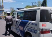 Satlantas Polres Lombok Barat Gelar Penling Kamseltibcar Lantas di Bundaran GMS