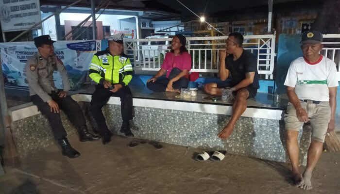 Polsek Kediri Gelar Patroli Dialogis Jaga Keamanan Desa Rumak