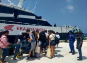 Sat Polairud Polres Lombok Barat Amankan Keberangkatan Fast Ferry di Senggigi