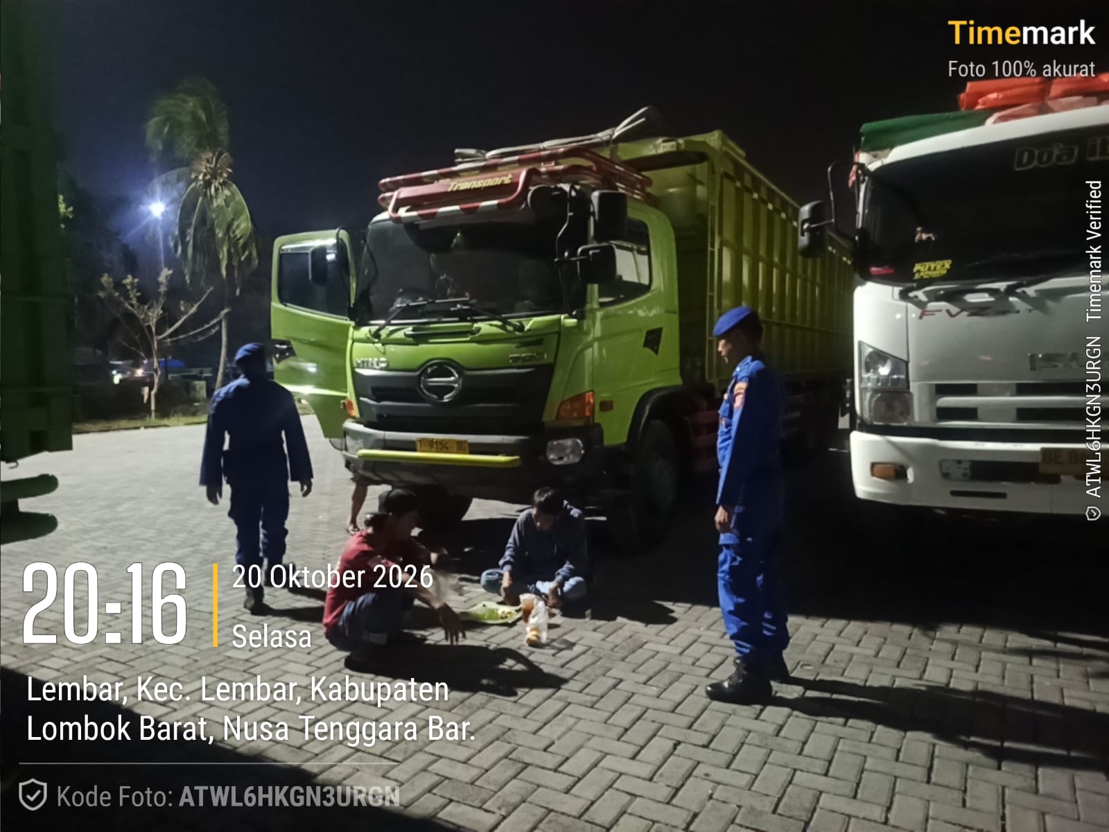 Satpolairud Polres Lombok Barat Laporkan Situasi Pelabuhan Lembar Aman Terkendali