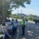Satlantas Polres Lombok Barat Gelar Patroli Sore dan Bantu Siswi Korban Kecelakaan